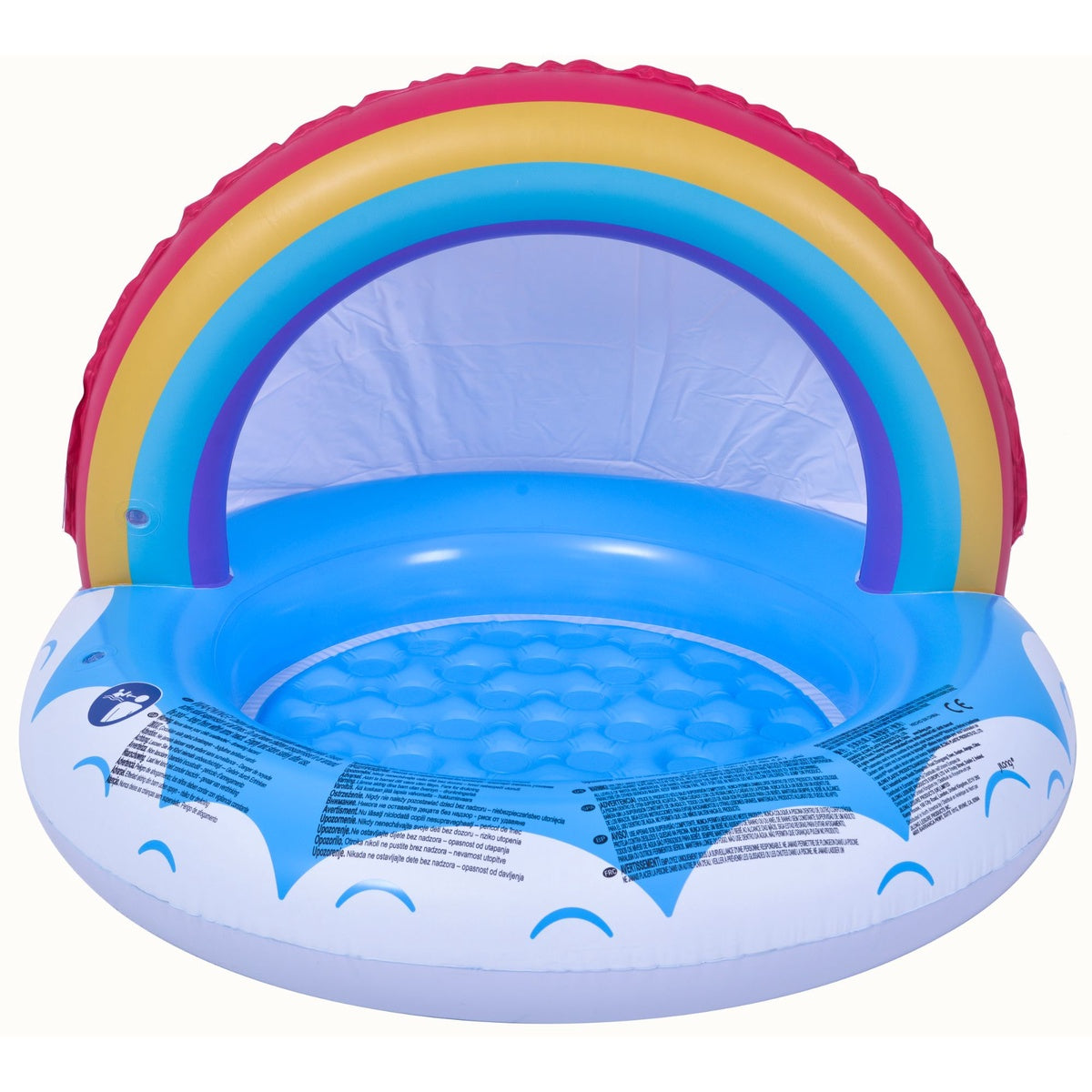 37 Inflatable Rainbow Canopy Baby Swimming Pool