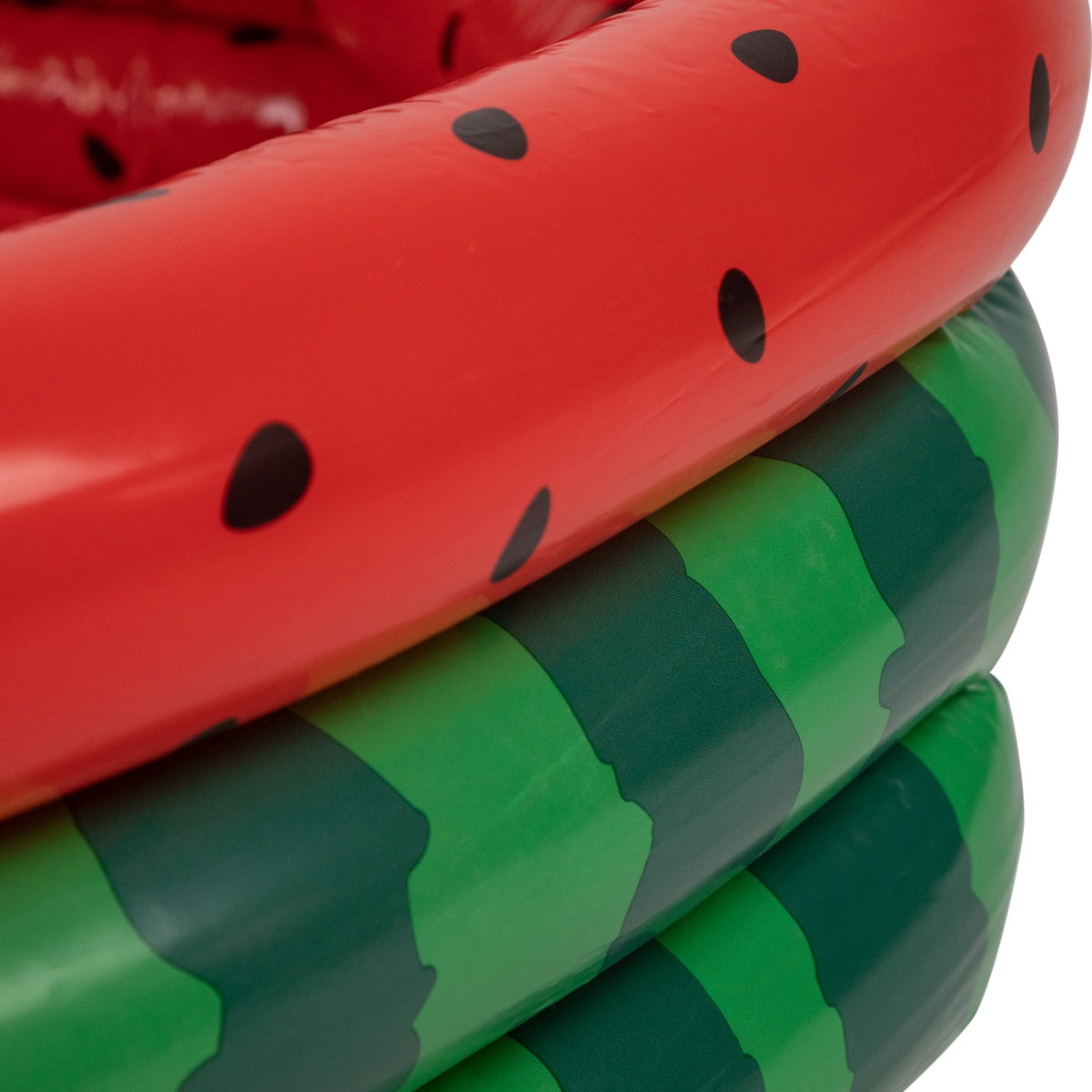 47 Inflatable Round 3 Ring Watermelon Kiddie Swimming Pool