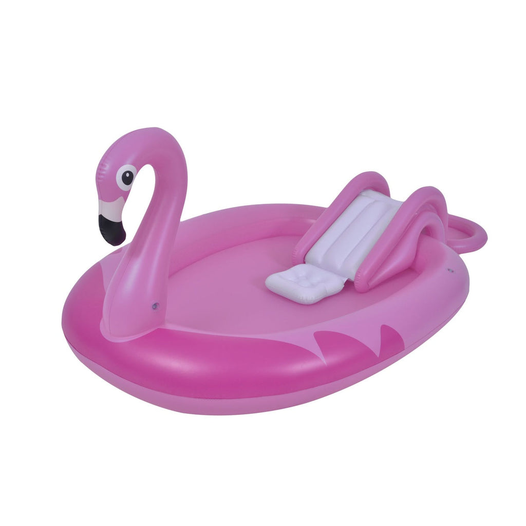 83 Inflatable Pink Flamingo Kiddie Pool With Sprayer