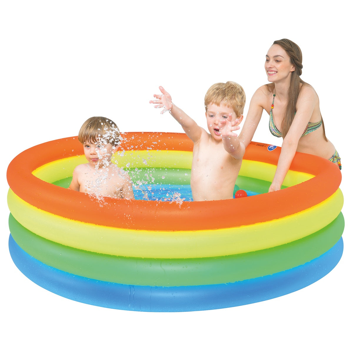 Inflatable Swimming Pool for Children - 59 - Multi-Color