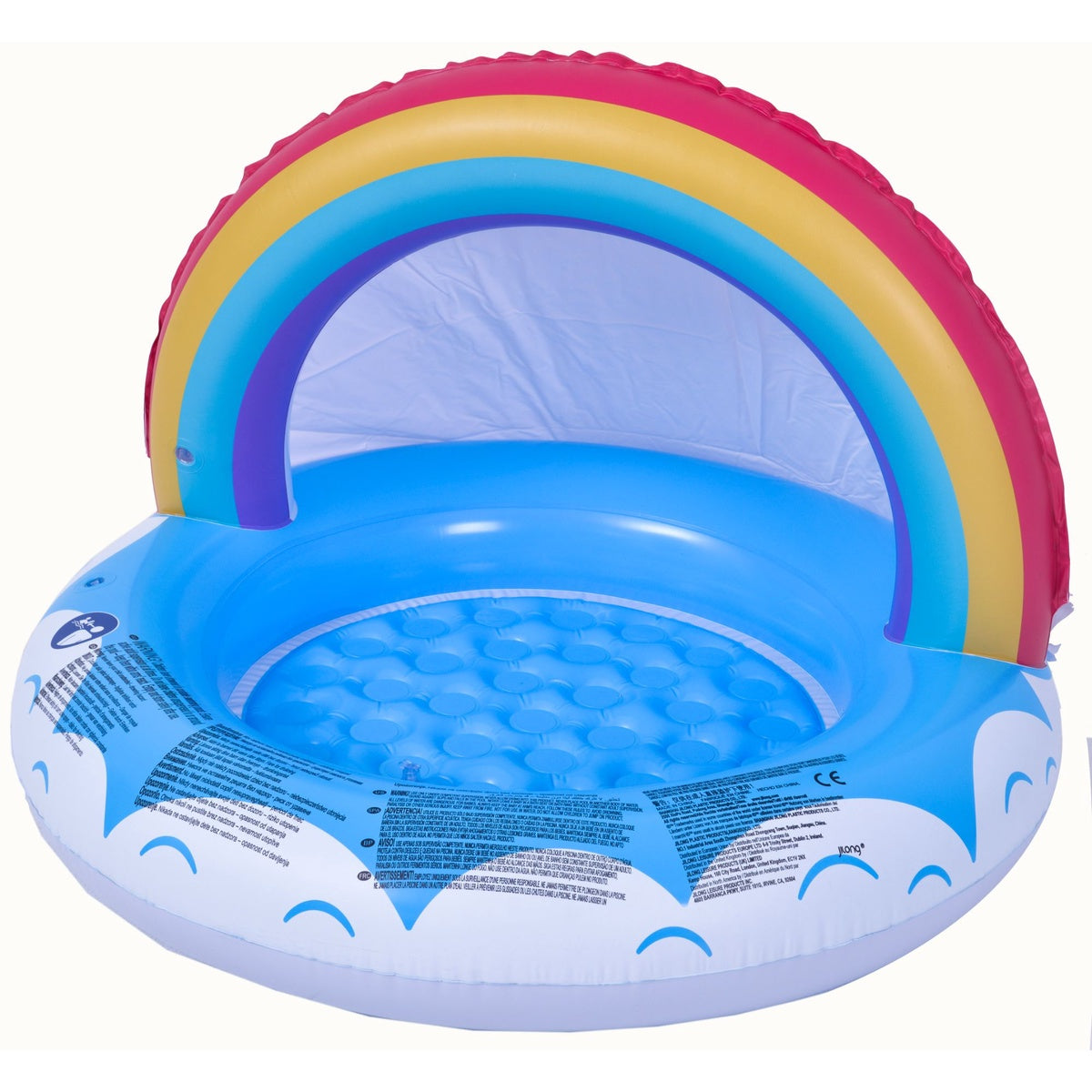 37 Inflatable Rainbow Canopy Baby Swimming Pool