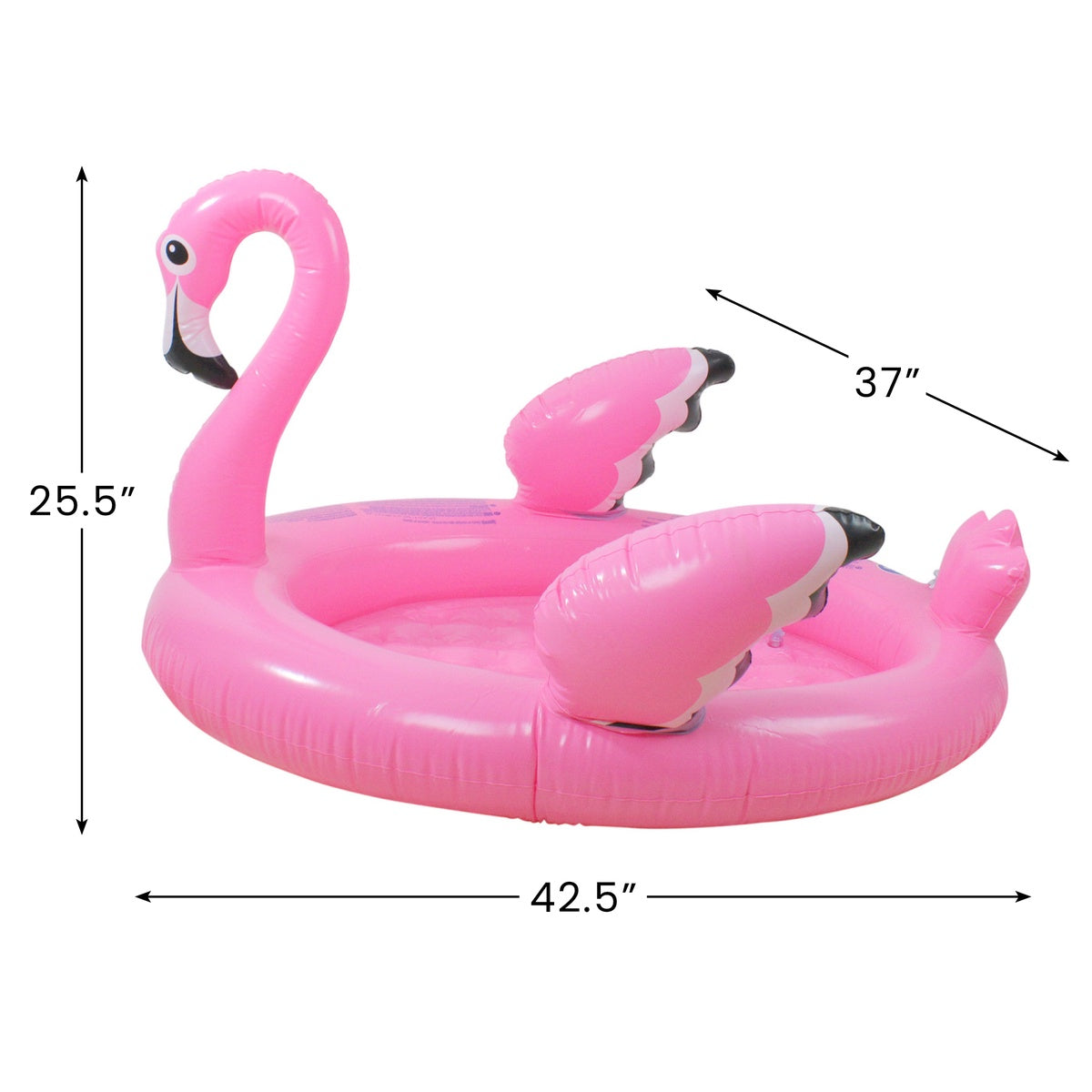 Inflatable Flamingo Children's Swimming Pool - 42.5 - Pink