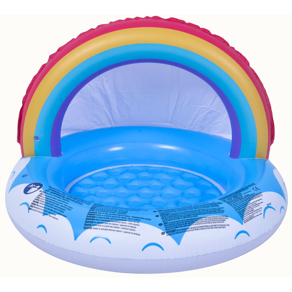 37 Inflatable Rainbow Canopy Baby Swimming Pool